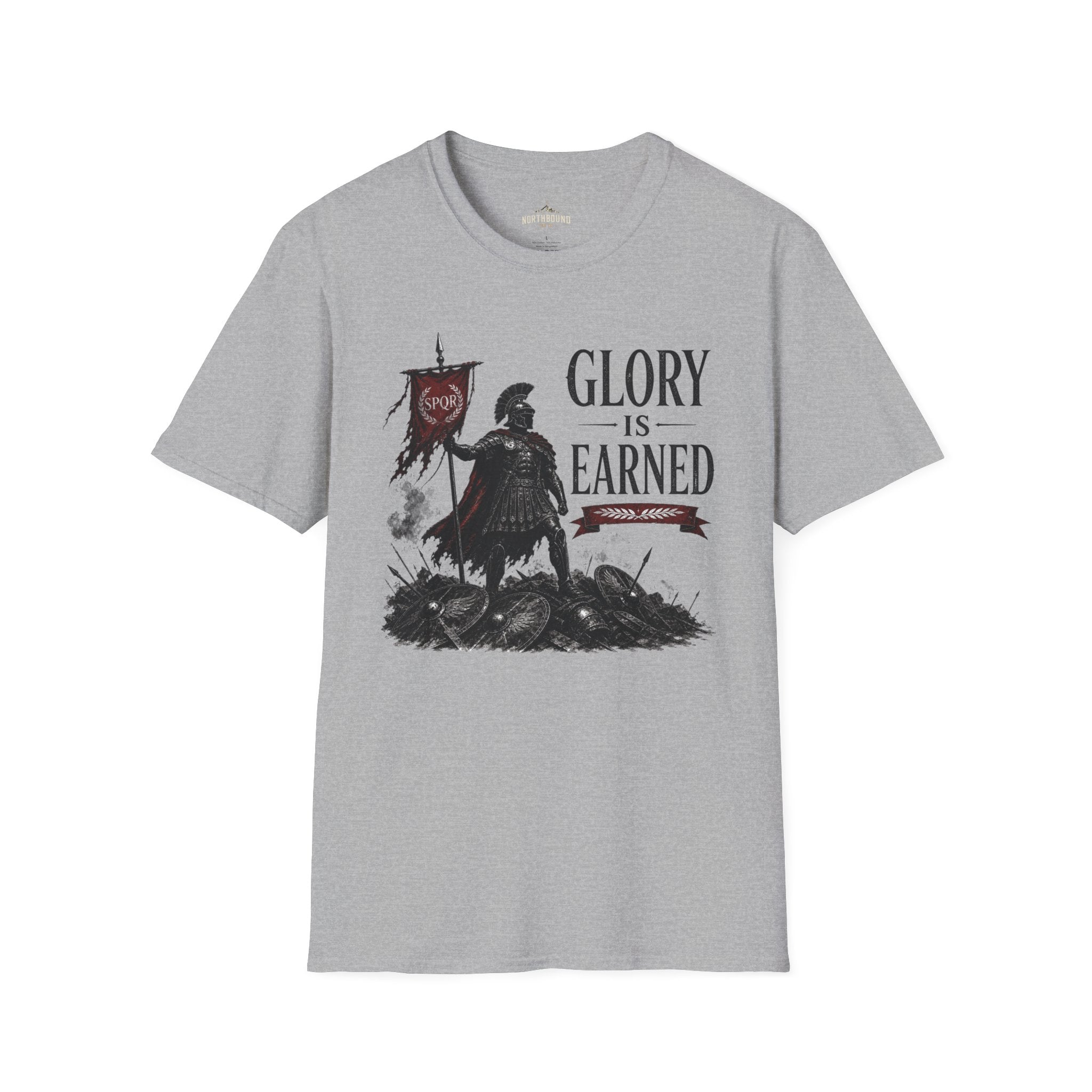 Glory Is Earned Spartan Warrior T-Shirt