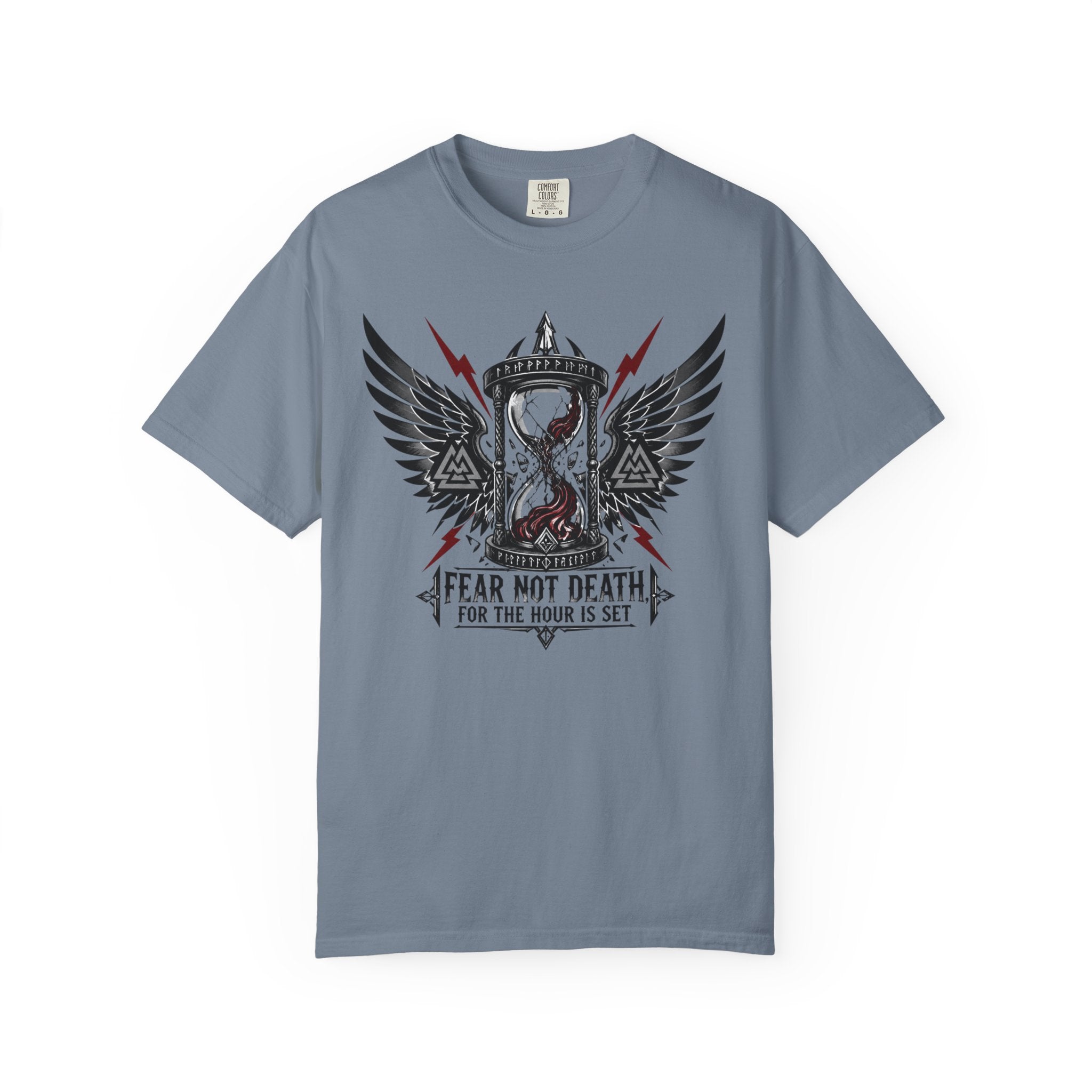 Fear Not Death Hourglass Graphic T-Shirt