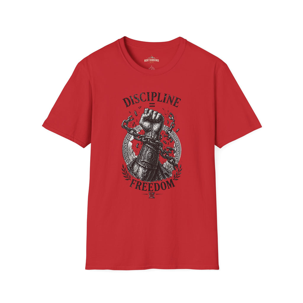 Discipline Over Freedom Graphic T-Shirt — Fist & Chains Motivational Tee