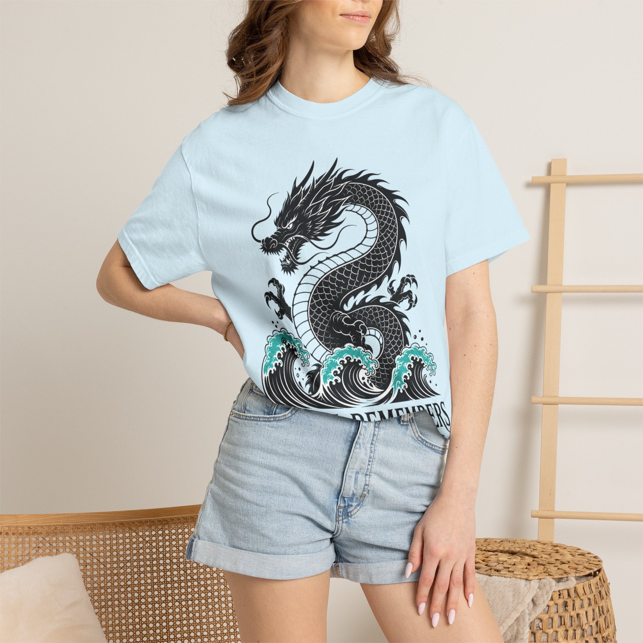 Dragon Wave T‑Shirt — "The Sea Remembers" Nautical Graphic Tee