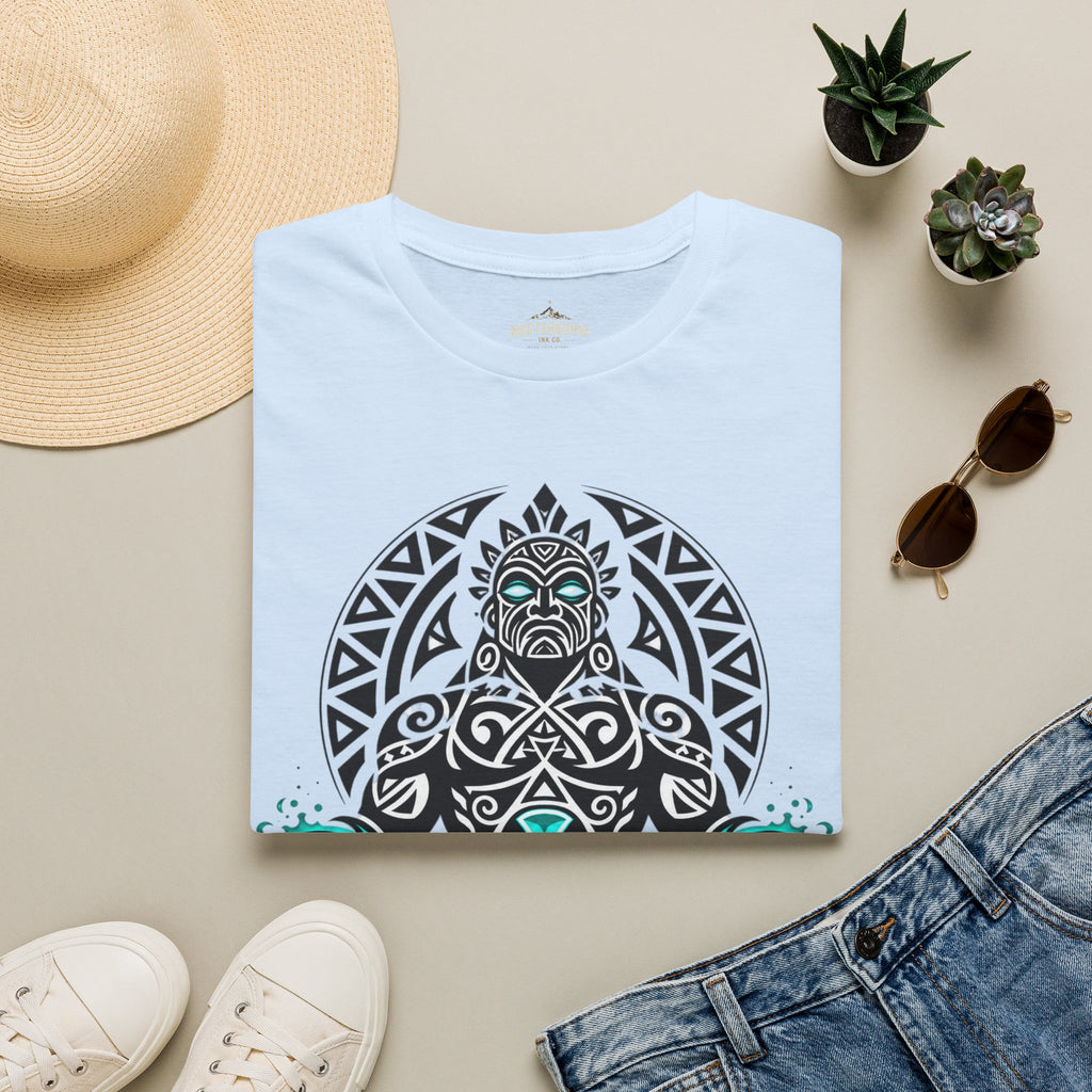 T-Shirt — The Ocean Remembers Tribal Wave Graphic