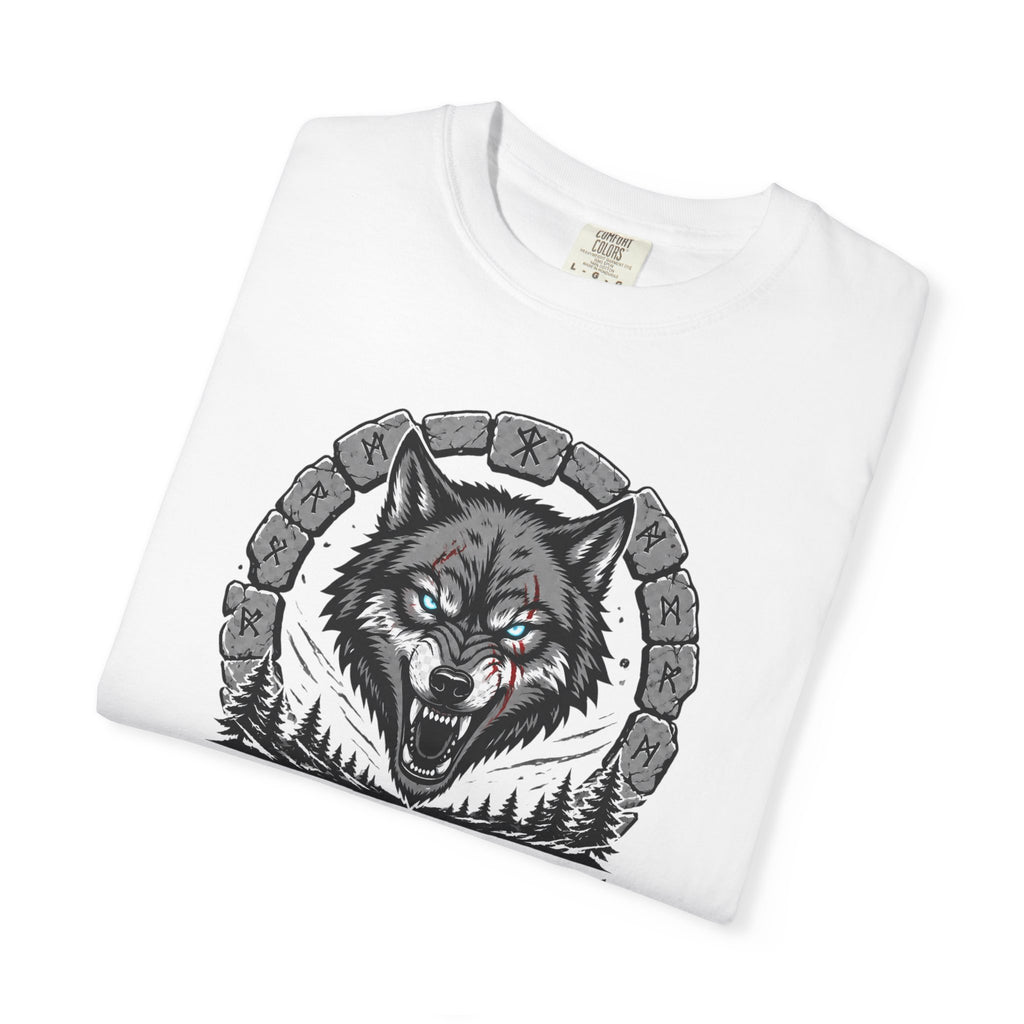 Wolf Head T-Shirt — "Where Wolf Ears Are, Wolf Teeth Are Near" Graphic Tee