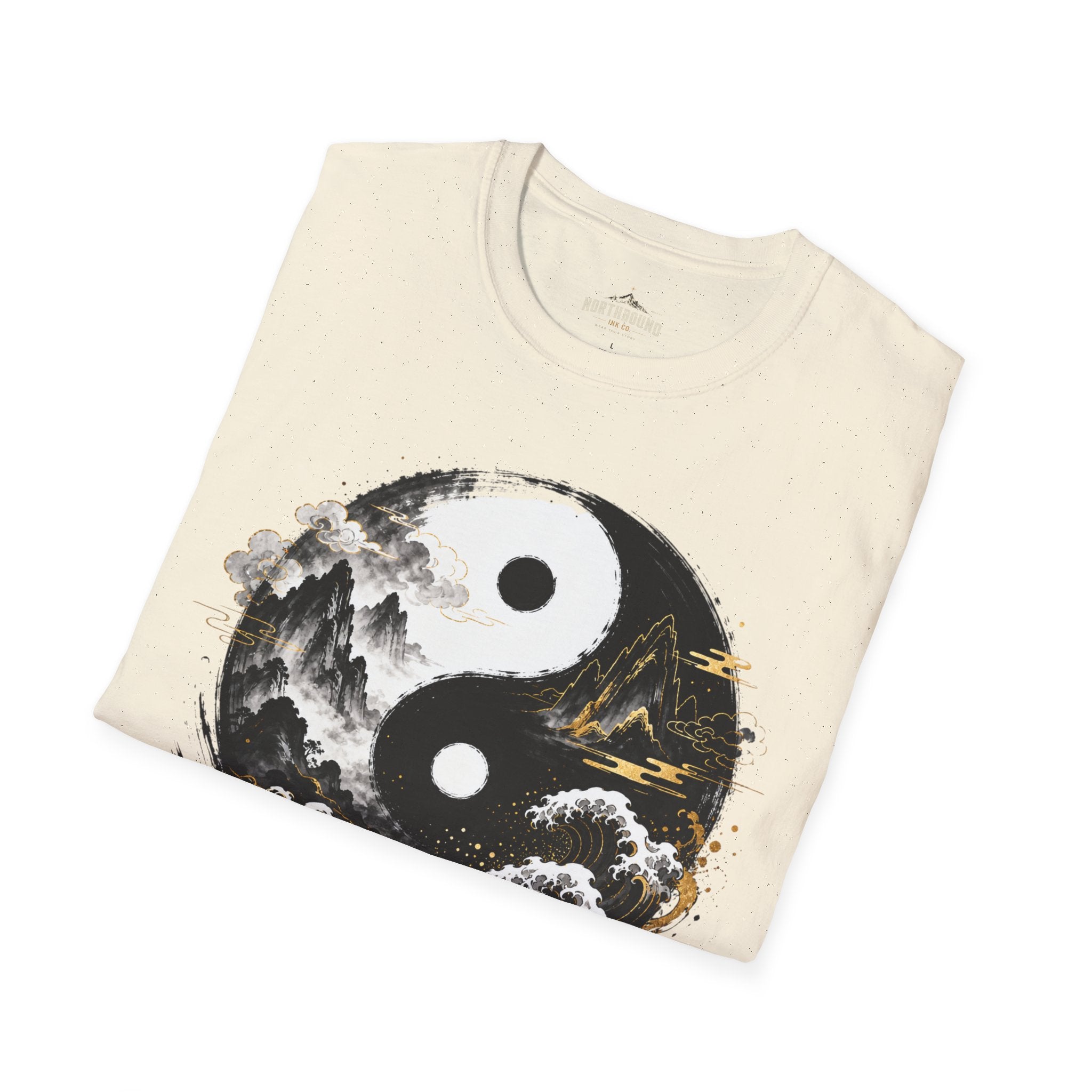 Yin Yang 'Seek Balance' Graphic T-Shirt