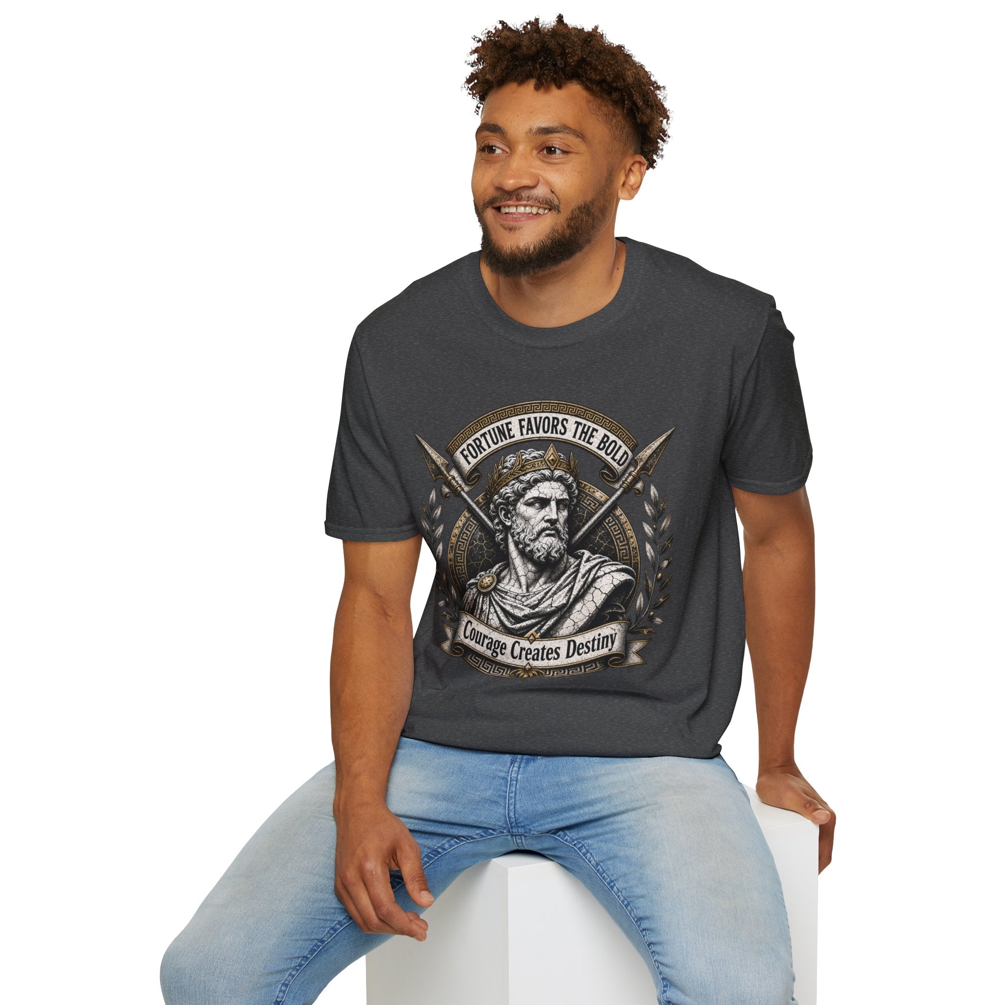 Fortune Favors The Bold T-Shirt — Viking/Norse Warrior Graphic Tee