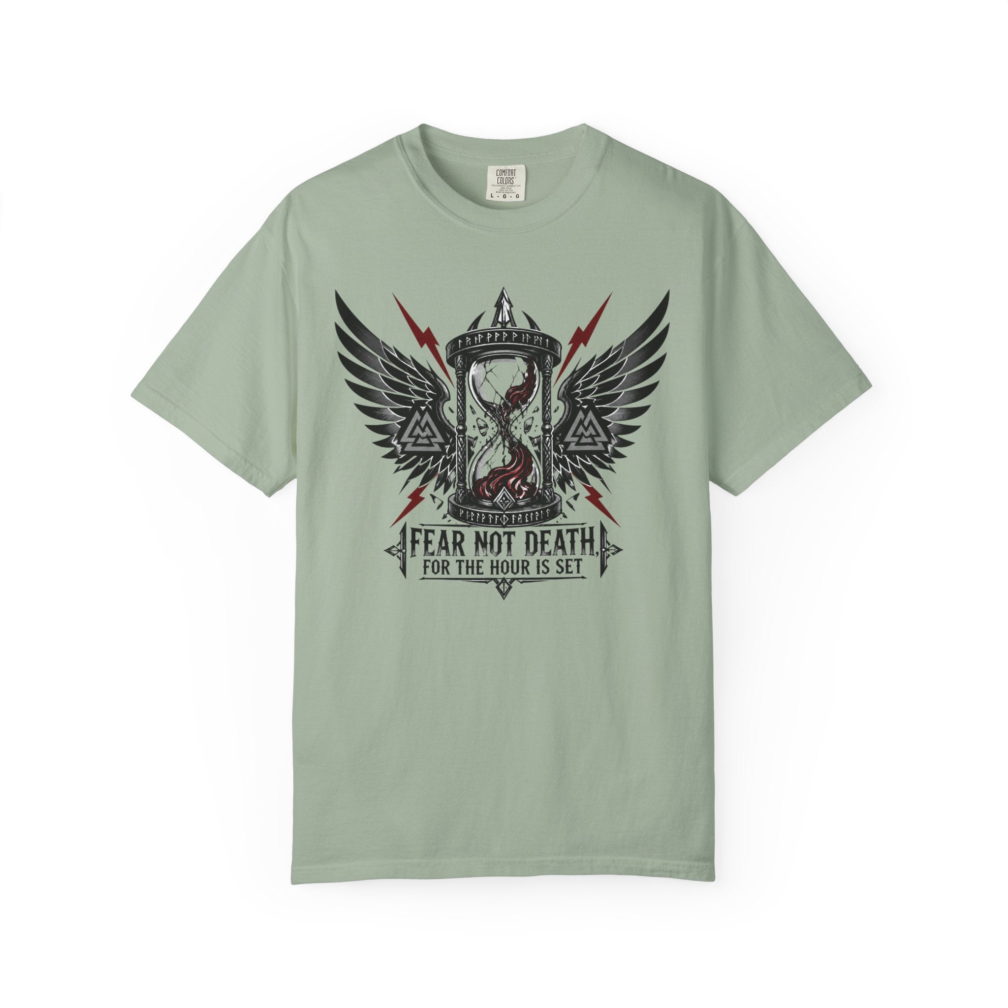 Fear Not Death Hourglass Graphic T-Shirt