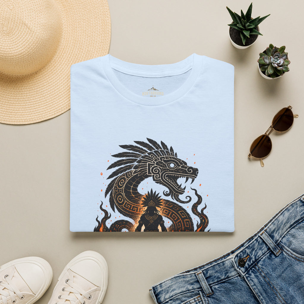 T-Shirt — 'Walk Through Fire' Dragon Flames Graphic Tee