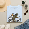 Koi Fish T-Shirt — Black & Gold Japanese Wave Graphic