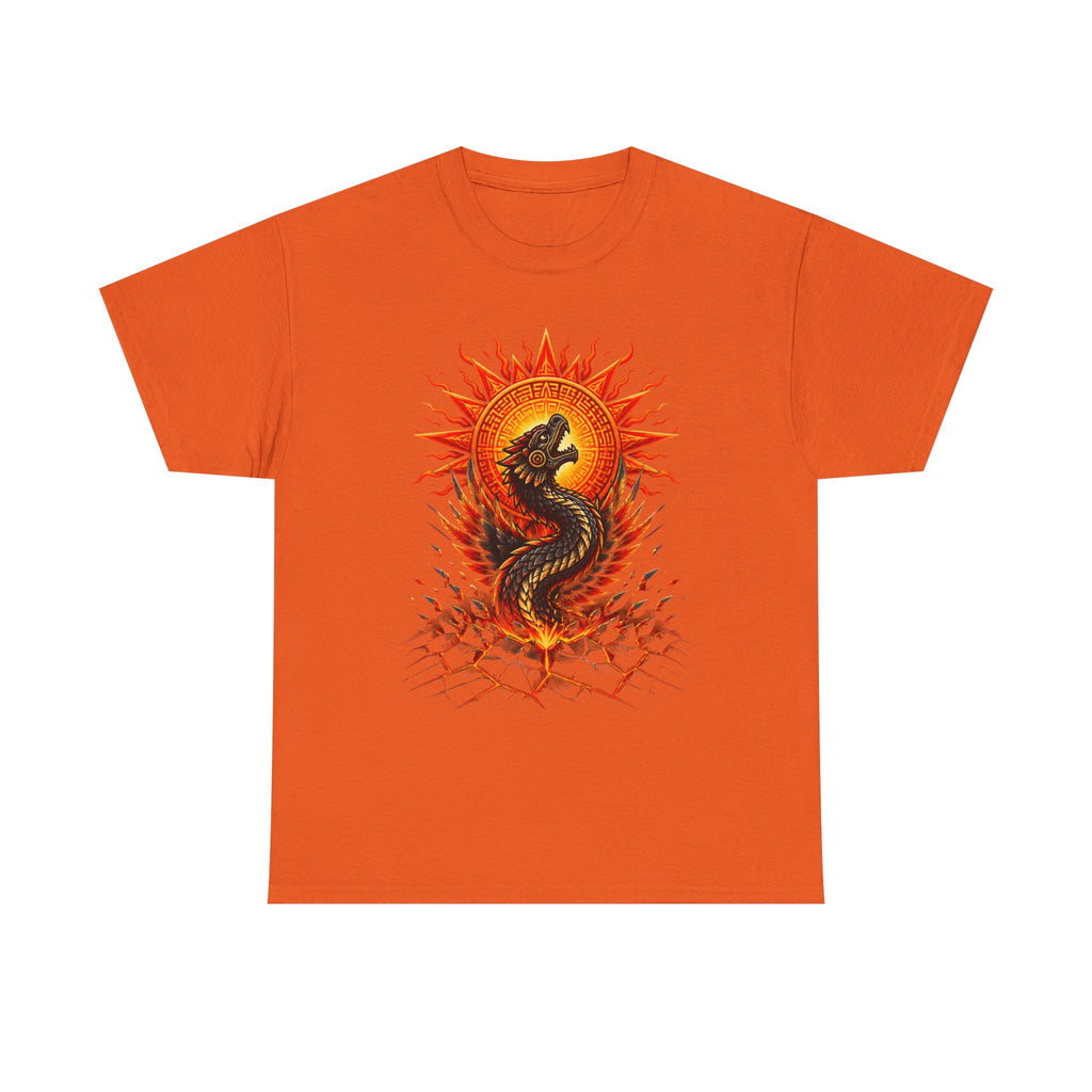 Dragon Sun T-Shirt — Fiery Serpent Graphic Tee
