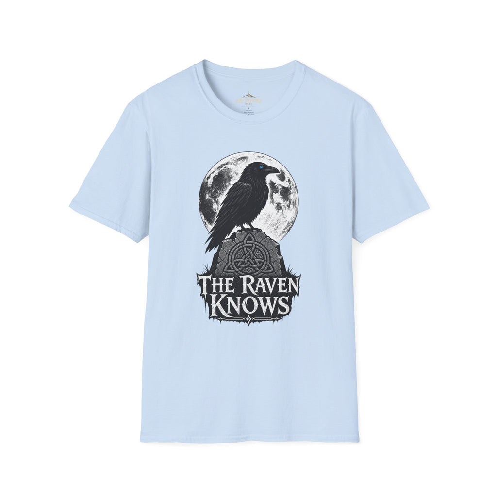 The Raven Knows T-Shirt — Gothic Moon Raven Tee