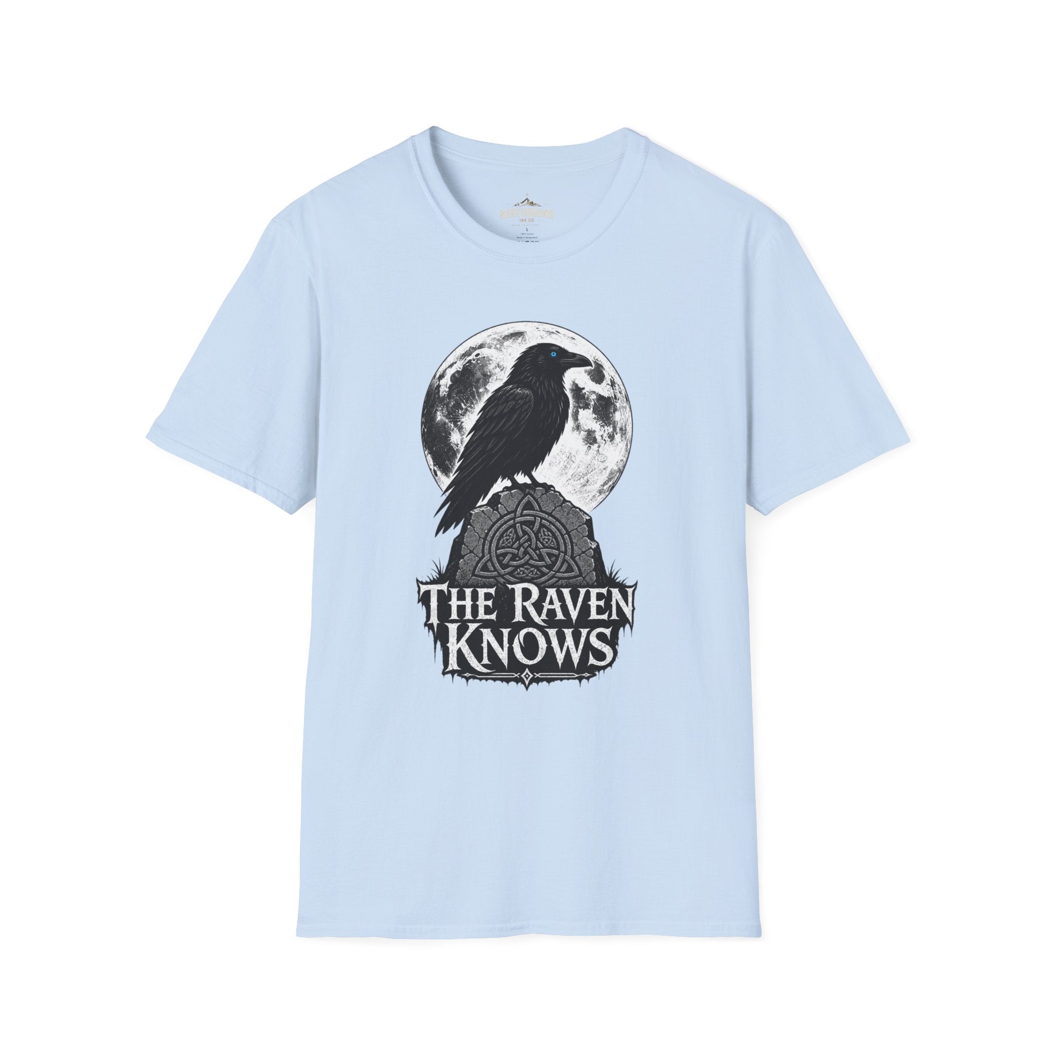 The Raven Knows T-Shirt — Gothic Moon Raven Tee