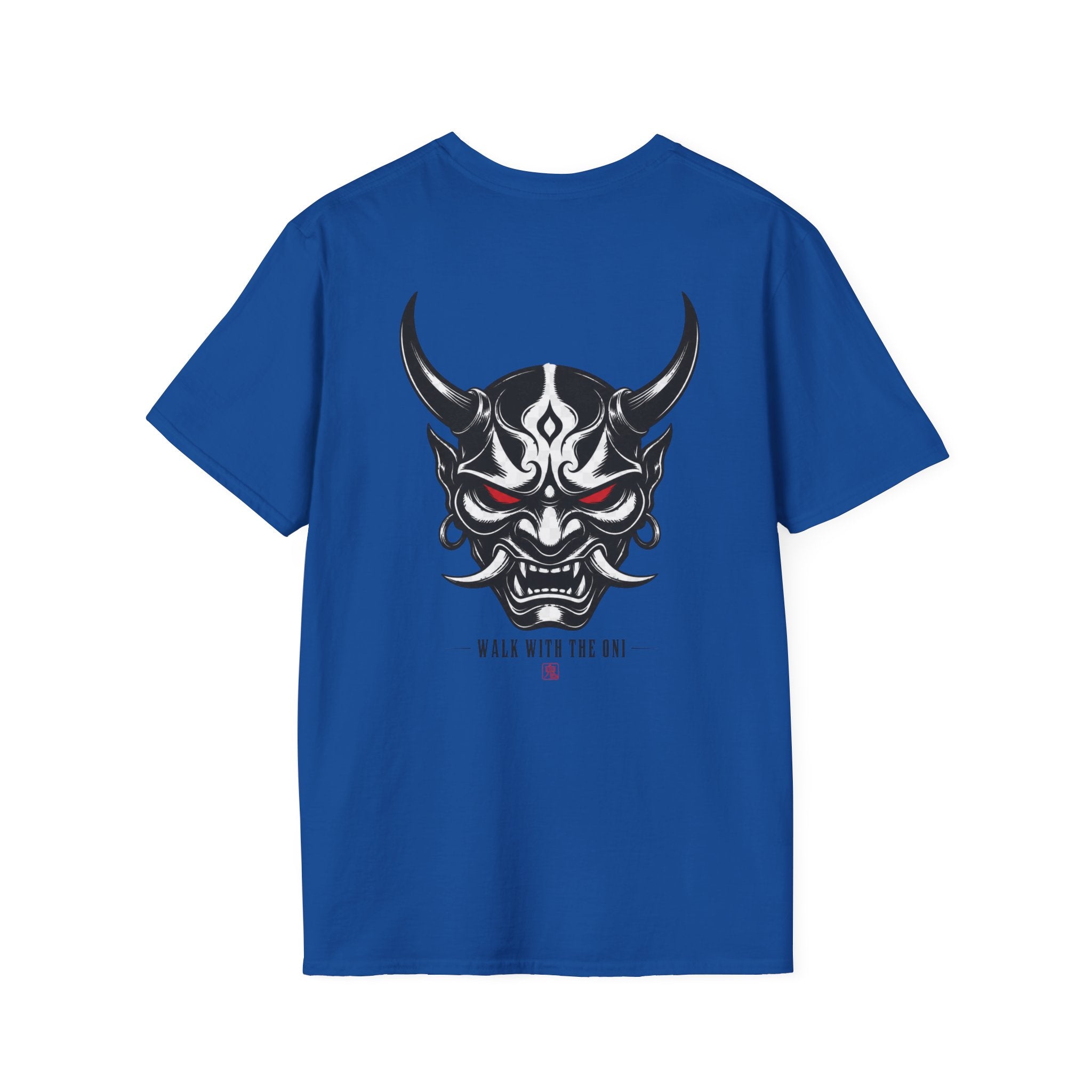 Oni Mask Graphic T‑Shirt — Japanese Demon Skull Tee