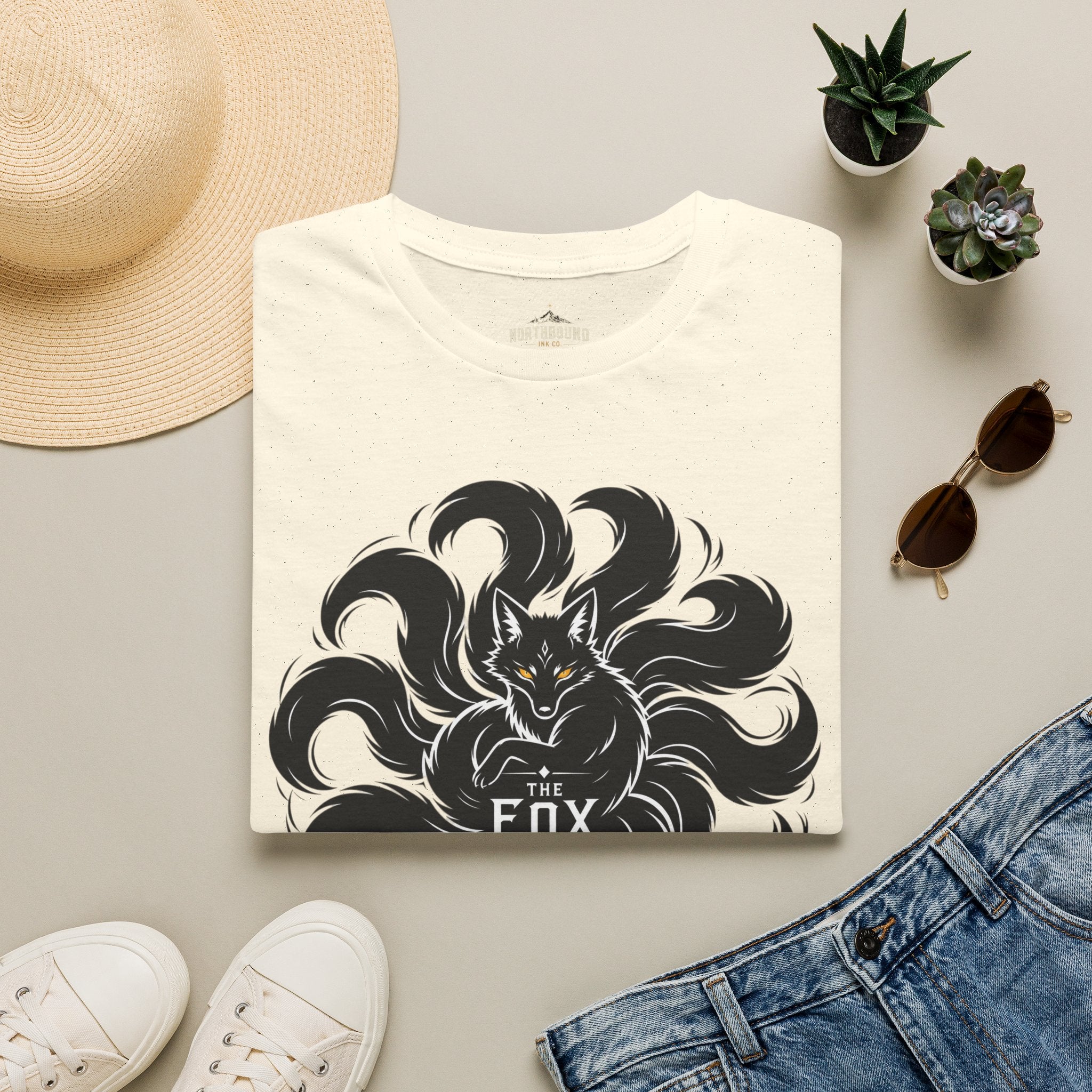 Fox Tails T-Shirt — "The Fox Knows the Way" Graphic Tee