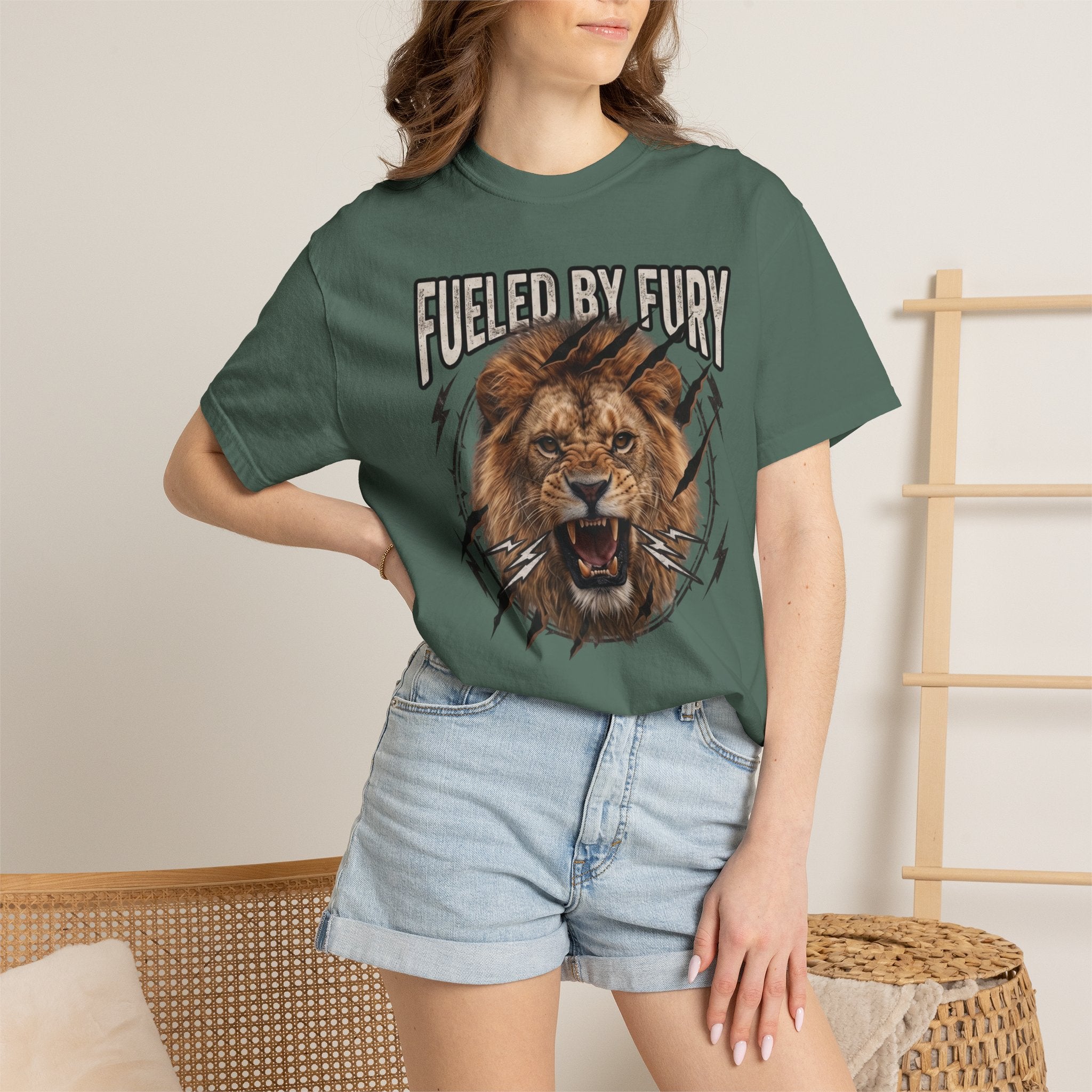 Fueled By Fury Lion T-Shirt