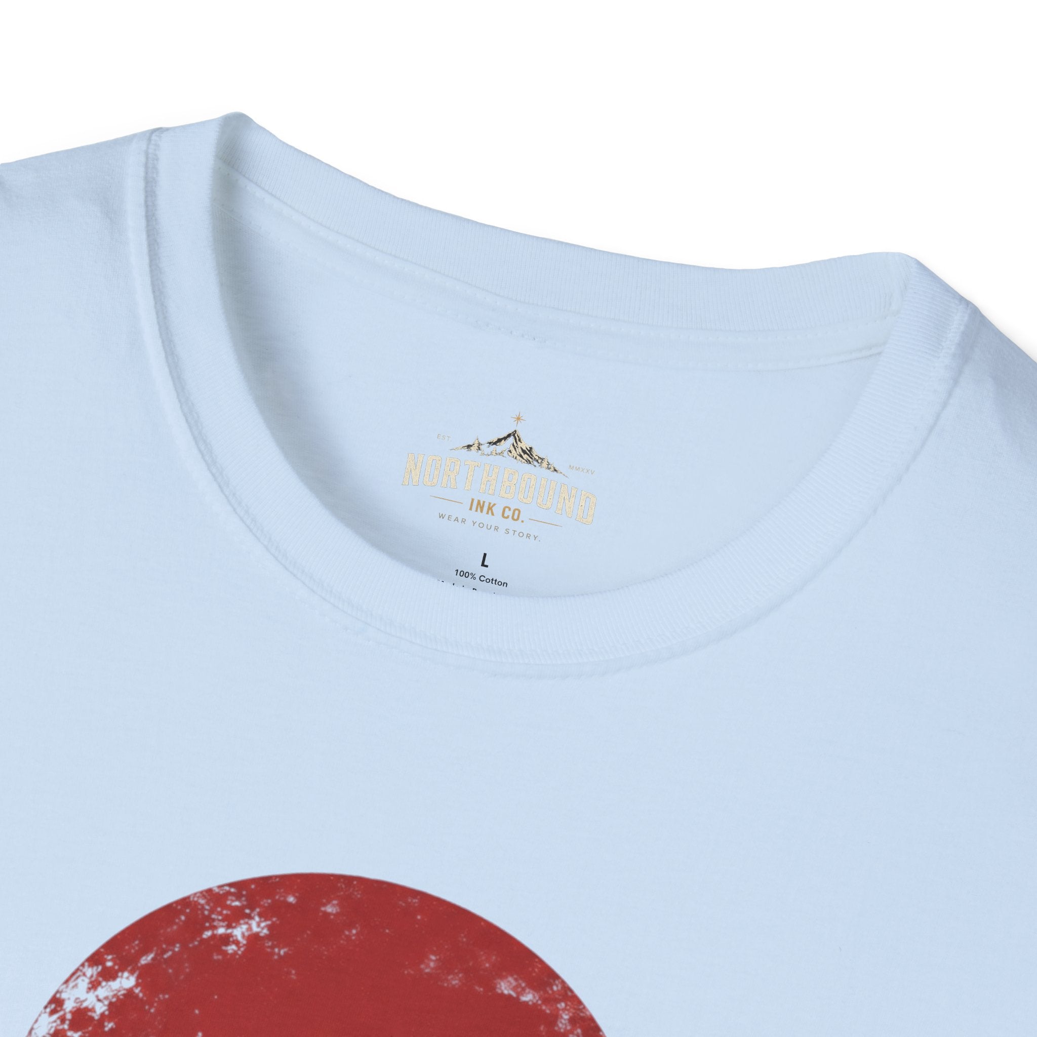 Samurai Walk T-Shirt — Red Sun Japanese Warrior Graphic