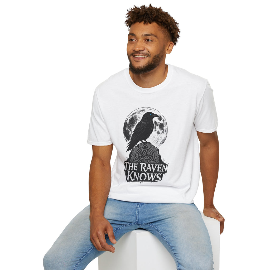 The Raven Knows T-Shirt — Gothic Moon Raven Tee