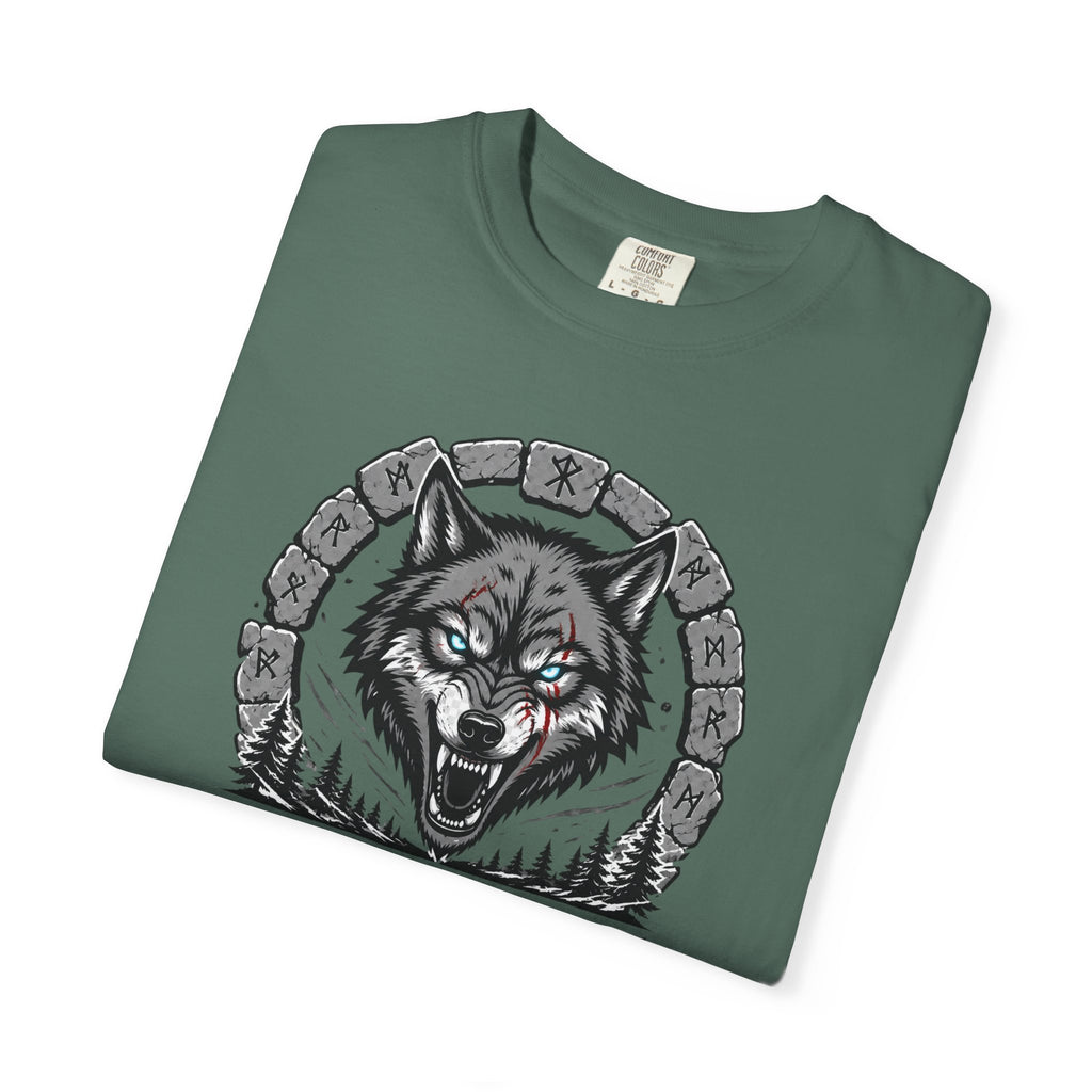 Wolf Head T-Shirt — "Where Wolf Ears Are, Wolf Teeth Are Near" Graphic Tee