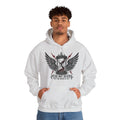 Fear Not Death Hourglass Wings Hoodie — Gothic Inspirational Pullover