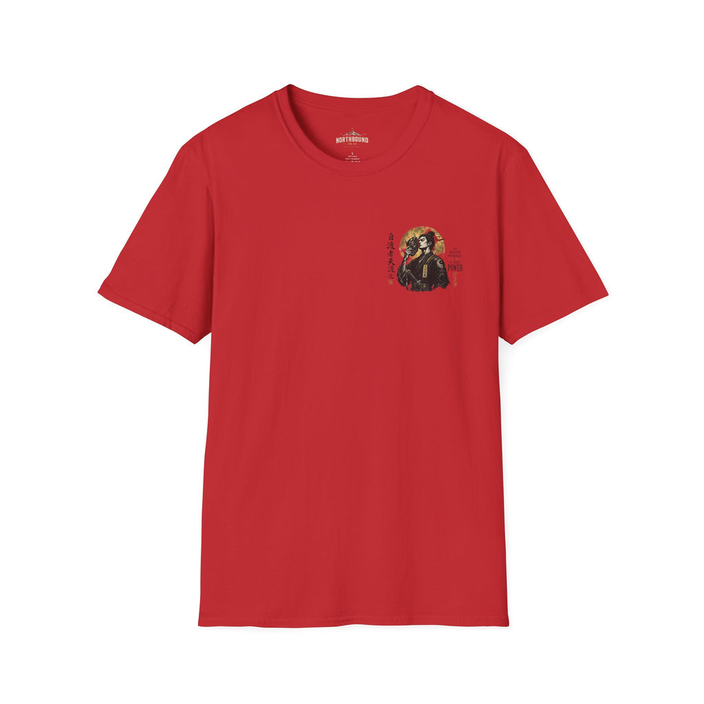 Samurai Portrait T-Shirt — Vintage Japanese Ink Art Tee