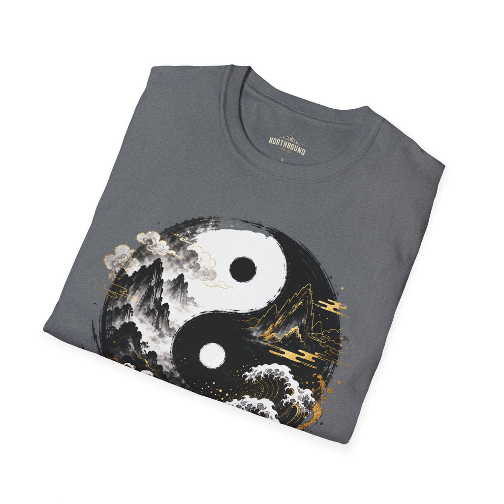 Yin Yang 'Seek Balance' Graphic T-Shirt