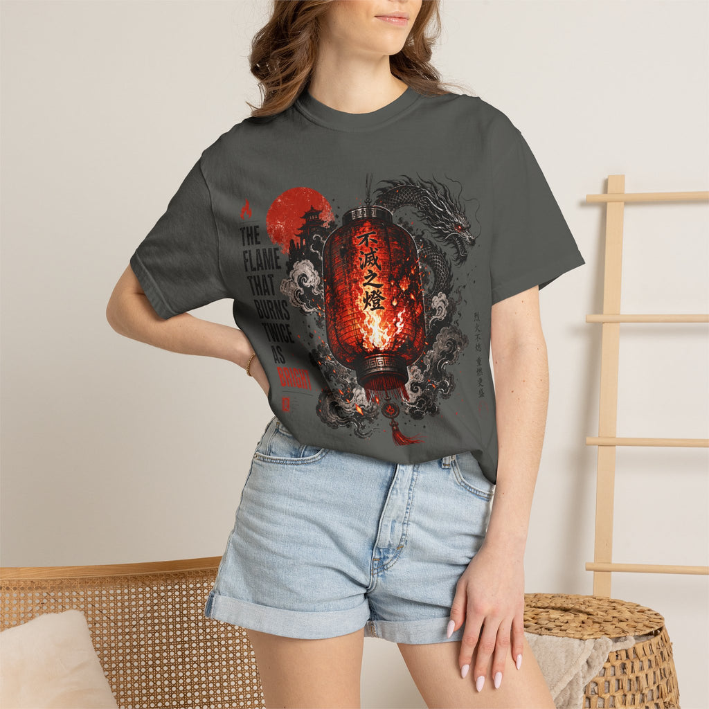Dragon Lantern T-Shirt — “The Flame That Burns Twice As Bright”