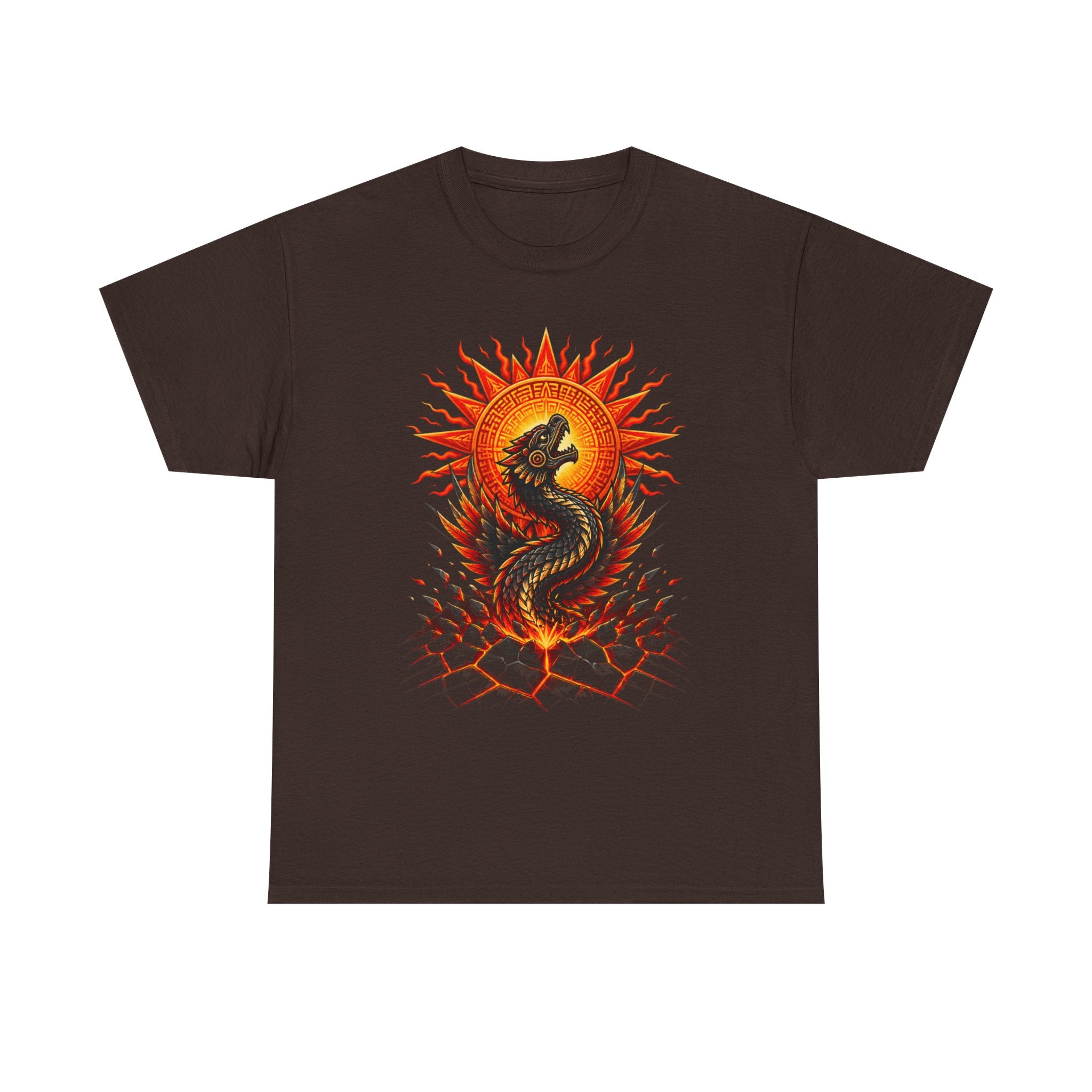 Dragon Sun Tee — Fiery Oriental Dragon Graphic T-Shirt