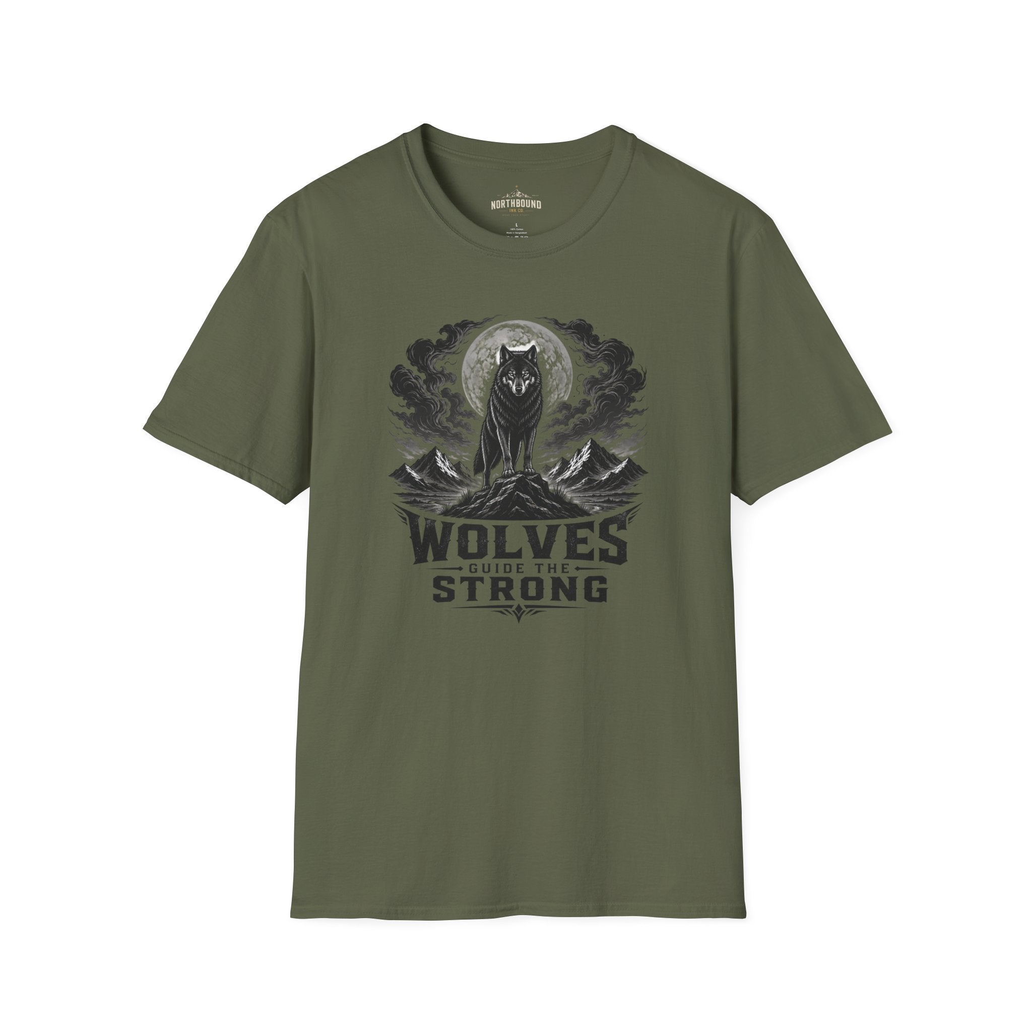 Wolf Moon T-Shirt — 'Wolves Stay Strong' Graphic Tee for Nature & Pack-Loyal Fans