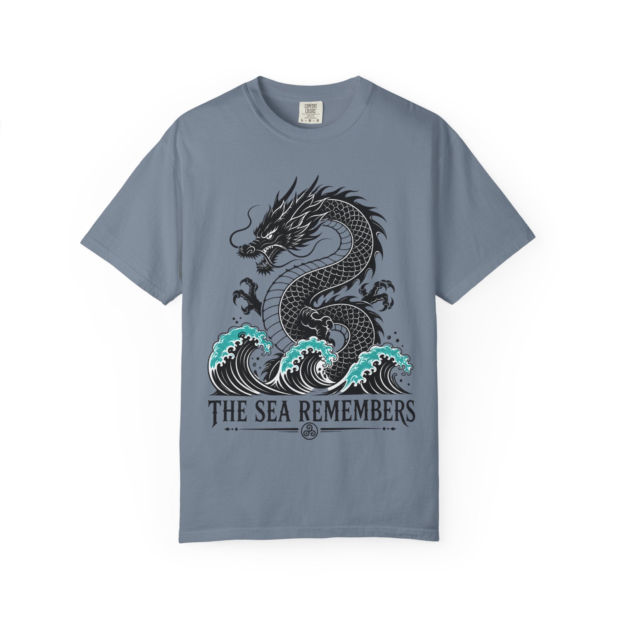 Dragon Wave T‑Shirt — "The Sea Remembers" Nautical Graphic Tee